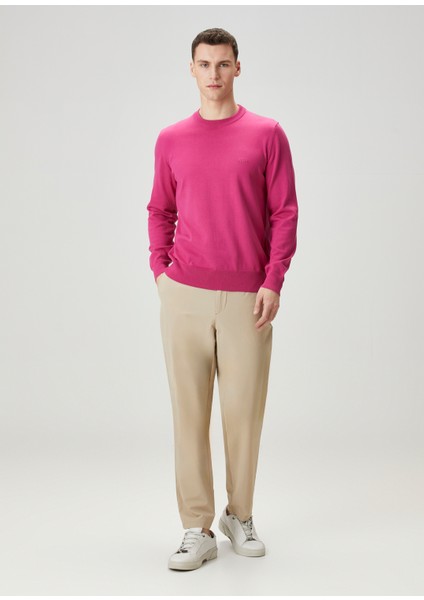 Regular Fit Pacas Pembe Kazak