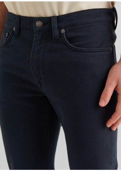 Siyah Slim Fit Erkek Jean Pantolon