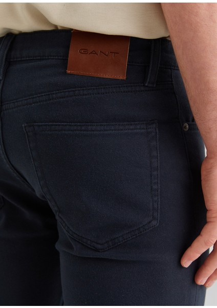Siyah Slim Fit Erkek Jean Pantolon