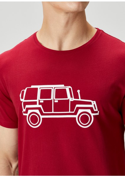 Eighty Five Bordo Baskılı T-Shirt indirimleri