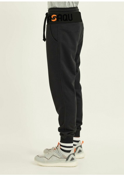 Rebu Jogger Siyah Unisex Eşofman Altı