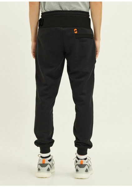 Rebu Jogger Siyah Unisex Eşofman Altı