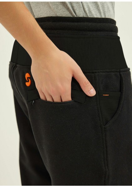 Rebu Jogger Siyah Unisex Eşofman Altı