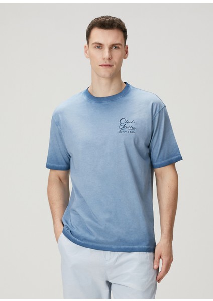 Relaxed Fit Indigo T-Shirt