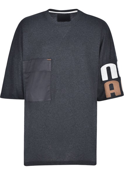 Nomadian Oversize Antrasit Erkek T-Shirt