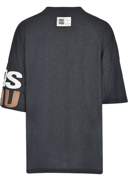 Nomadian Oversize Antrasit Erkek T-Shirt