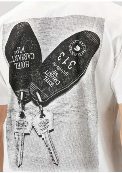 Siyah Beyaz Organik Pamuk T-Shirt