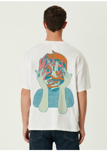 Hands Beyaz Kısa Kollu Erkek T-Shirt fiyatları