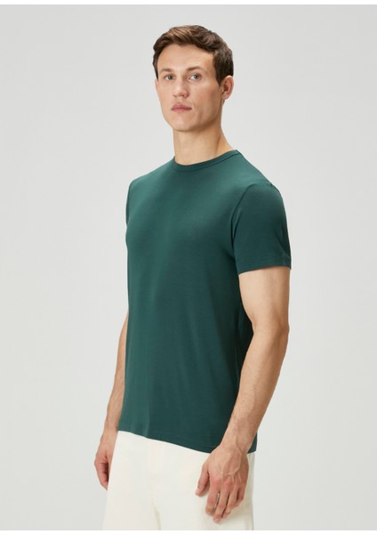 Yeşil Basic T-Shirt