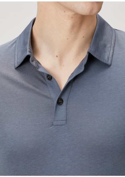 Koyu Mavi Polo Yaka T-Shirt indirimleri