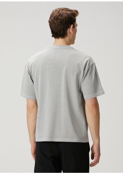 Cortona Açık Gri Logo Baskılı T-Shirt fırsatları