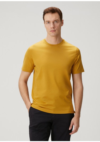 Sarı Basic T-Shirt