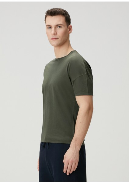 Haki Basic T-Shirt modelleri