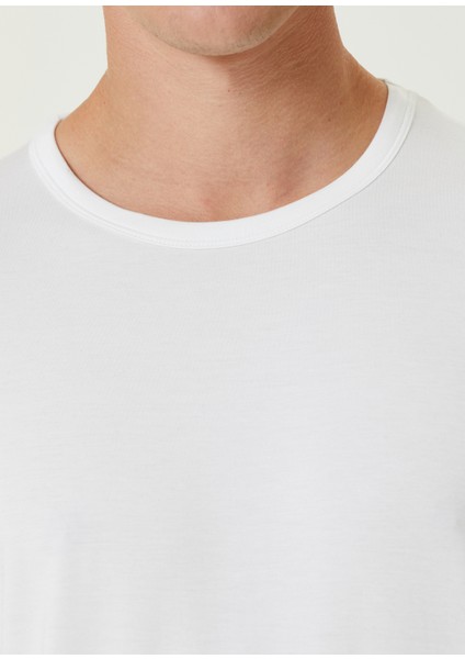 Beyaz Modal T-Shirt indirimleri