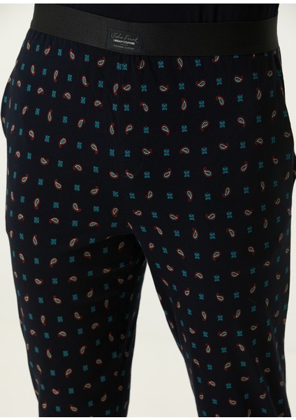 Çok Renkli Baskılı Pijama Seti