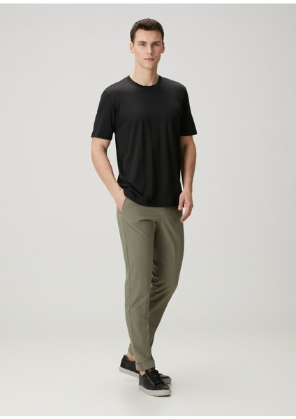 James Siyah Ipek T-Shirt