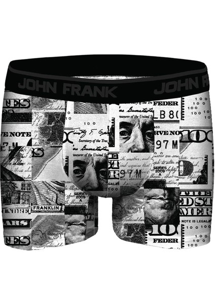 Colorblocked Baskılı Boxer