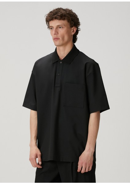 Siyah Polo Yaka T-Shirt fırsatları
