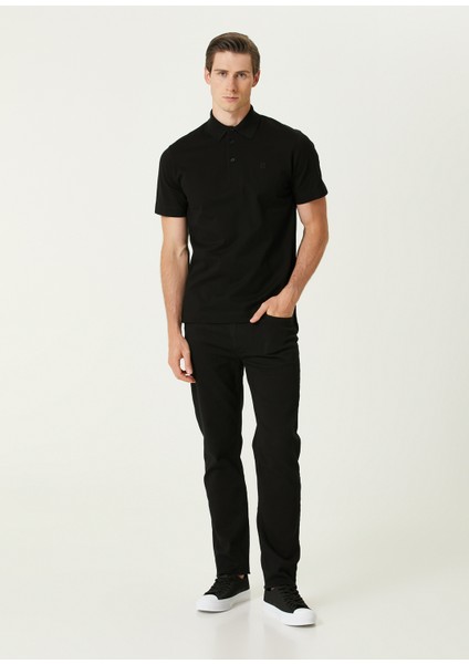 Classic Fit Siyah Polo Yaka T-Shirt fiyatları