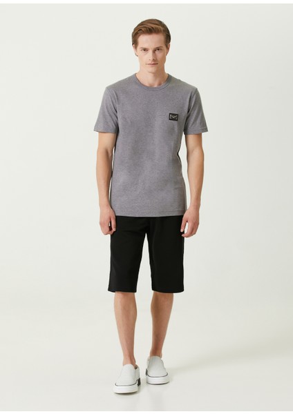 Gri Logo Detaylı T-Shirt fiyatları