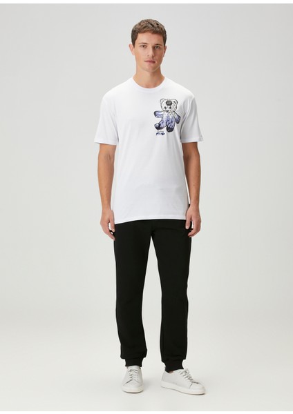 Beyaz Logo Baskılı T-Shirt fiyatları