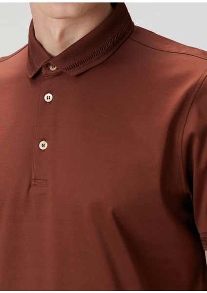 Açık Kahverengi Polo Yaka T-Shirt indirimleri