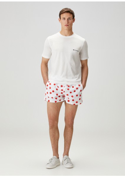 Beyaz Logo Nakışlı T-Shirt fiyatları