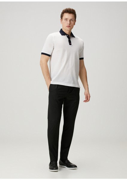 Lacivert Beyaz Polo Yaka T-Shirt fiyatları