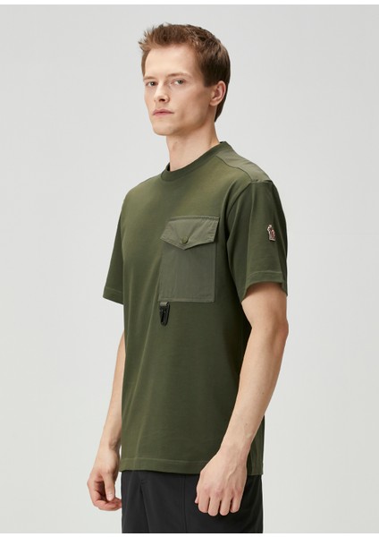 Haki Logo Detaylı T-Shirt modelleri