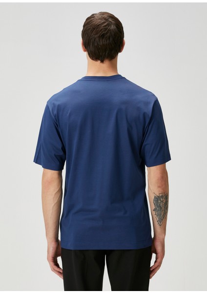 Lacivert Denim Garnili T-Shirt fırsatları
