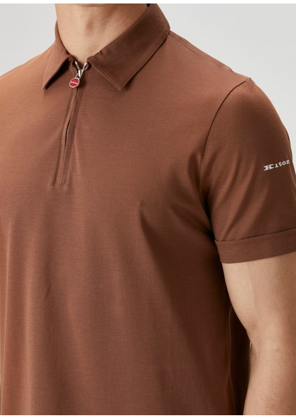 Kahverengi Polo Yaka T-Shirt indirimleri