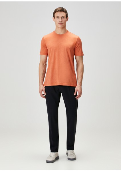 James Turuncu Ipek T-Shirt