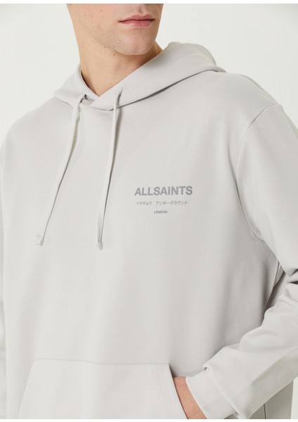 Gri Kapüşonlu Organik Pamuk Sweatshirt indirimleri