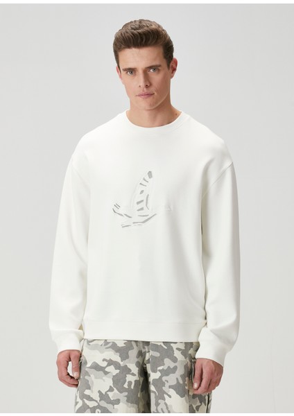 Kırık Beyaz Sweatshirt