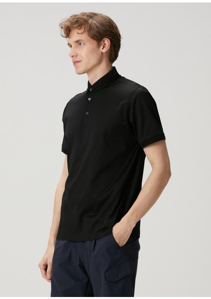 Siyah Polo Yaka T-Shirt modelleri