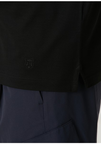 Siyah Polo Yaka T-Shirt