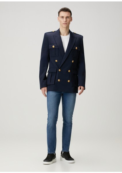 Slim Fit Lennox Mavi Jean Pantolon