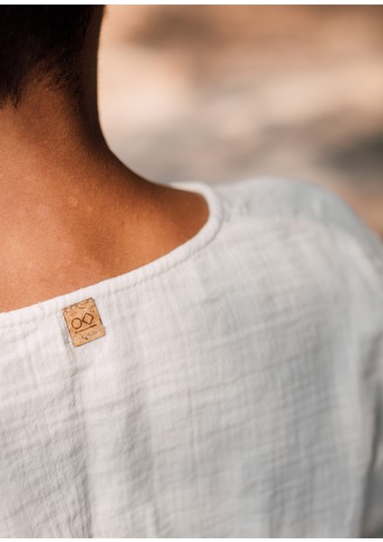Krem Rengi Müslin Uzun Kollu Erkek Yoga T-Shirt fırsatları