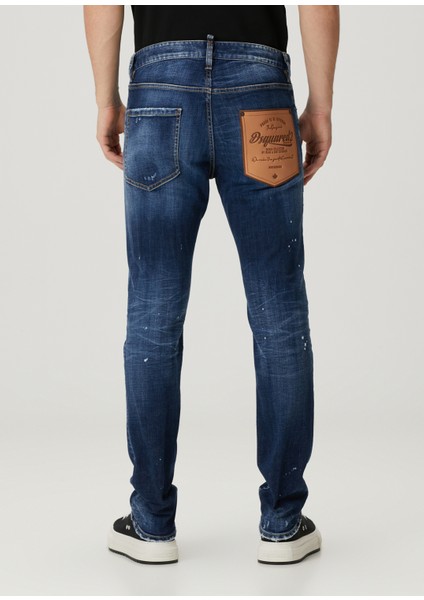 Lacivert Jean Pantolon
