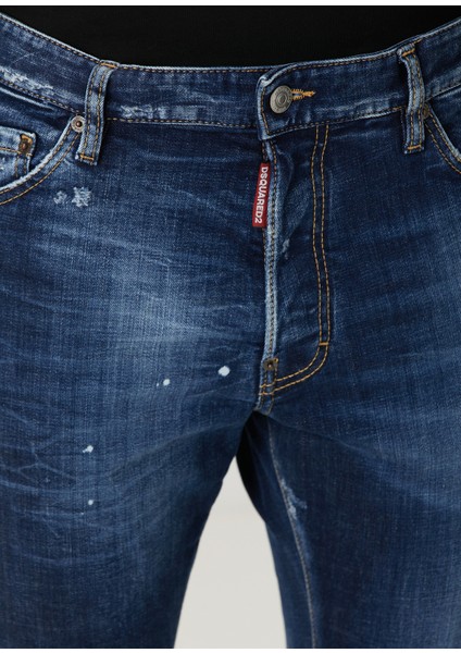 Lacivert Jean Pantolon