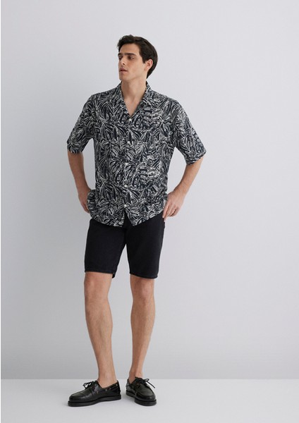 Lucas Street Koyu Gri Jean Şort 0412607-89928 fiyatları