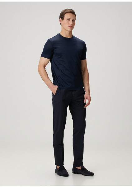 Lacivert Basic T-Shirt