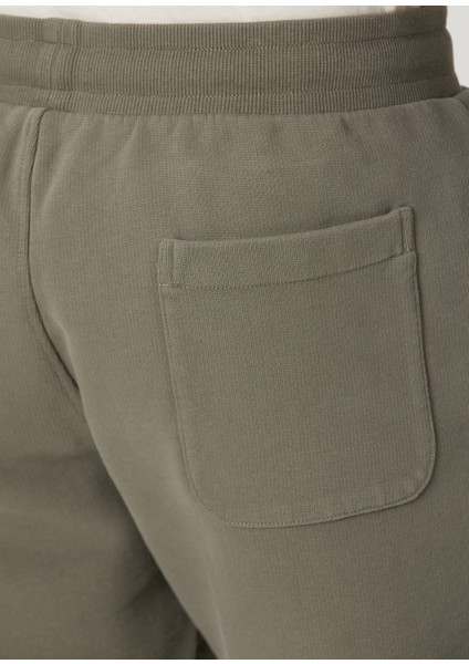 Haki Beli Kordonlu Bermuda