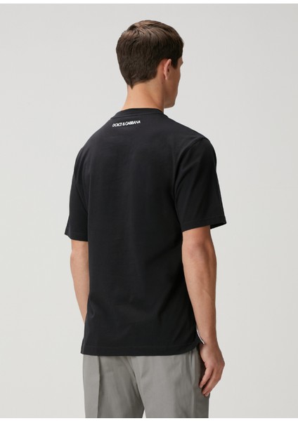 Siyah Logo Baskılı T-Shirt fırsatları