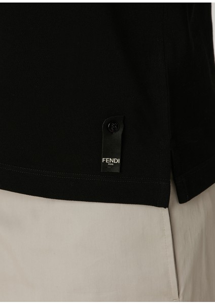Siyah Polo Yaka T-Shirt