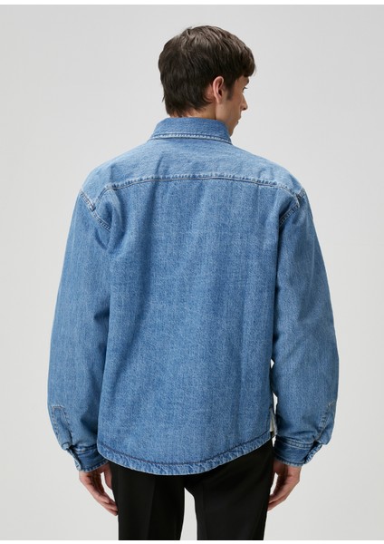 Boulanger Mavi Denim Gömlek