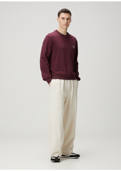Bordo Logo Detaylı Sweatshirt fiyatları