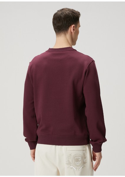 Bordo Logo Detaylı Sweatshirt fırsatları