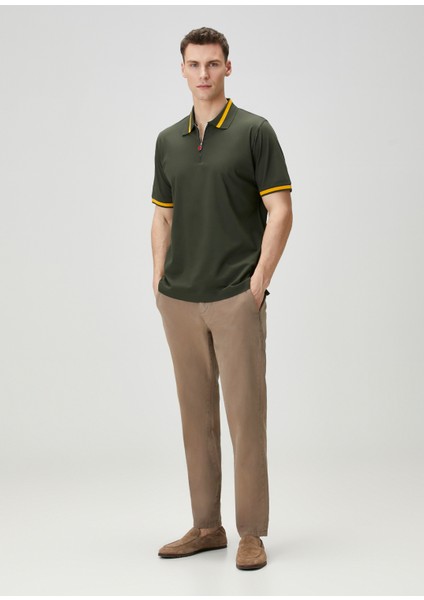 Turuncu Yeşil Polo Yaka T-Shirt fiyatları