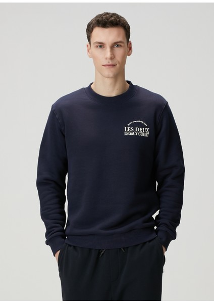Regular Fit Legacy Court Lacivert Sweatshirt